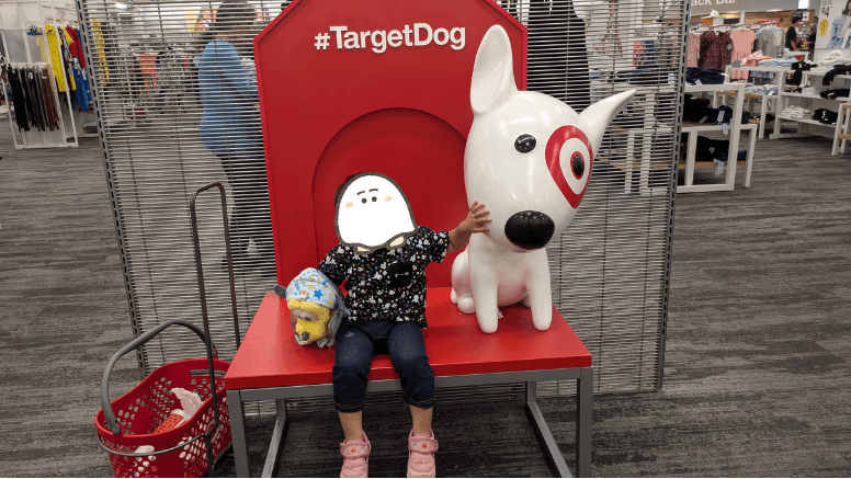 Targetのわんちゃん